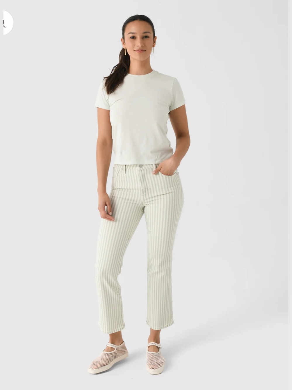The Reboot High Waist Crop Bootcut Jeans